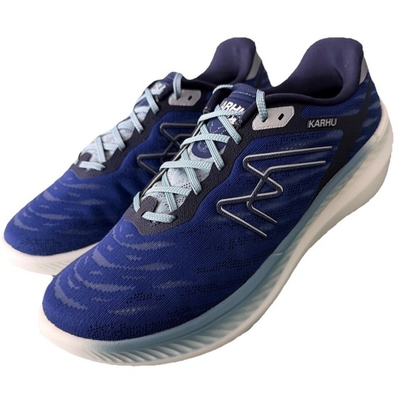 Karhu Men's Fusion 4.0 HiVo Running Shoes, Mood Indigo/Stone Blue, Size 9.5 New - Picture 4 of 14